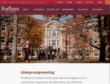 Tablet Screenshot of legacy.earlham.edu